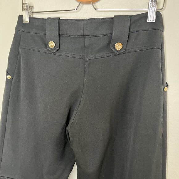 St. John Sport Womens 10 Logo Hardware Stretch Knit Cargo Pants - Picture 9 of 12